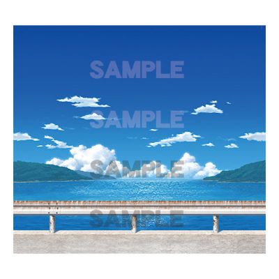 自定场景 海边 + 日式花园