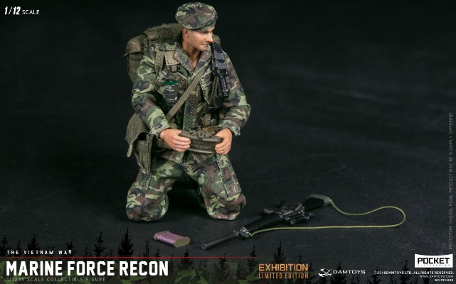 DAMTOYS 1/12 WF2019限定版 越战美国海军陆战队侦察连 PES009