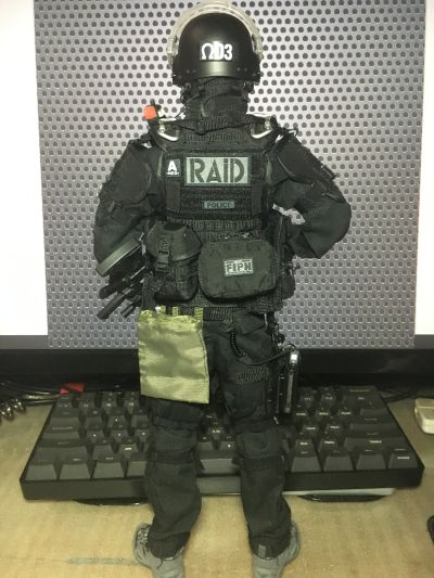 DAMTOYS 78061 1/6 法国特警 黑豹 RAID反恐突击队 巴黎