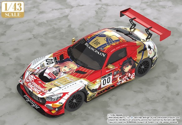 1/43 GOODSMILE RACING & TYPE-MOON RACING 2019 SPA24H 测试会Ver.