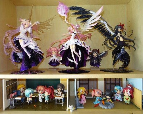 粘土人 #208 魔法少女小圆 晓美焰 学校统一版