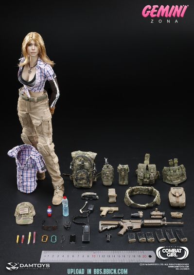 DAMTOYS 战斗女孩系列 DCG001 Zona 若娜 