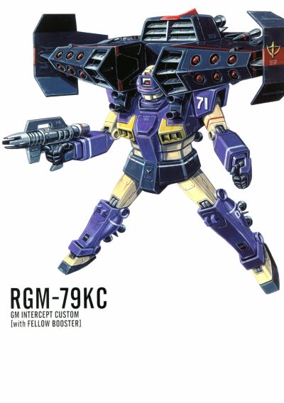 HGGTO MSVアール&机动战士高达 THE ORIGIN MSD RGM-79KCジム・インターセプトカスタム Fellow Booster Equipped 