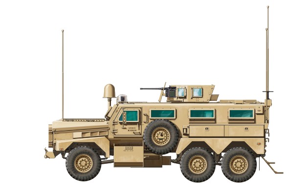 1/35 美国“美洲狮”6×6防地雷反伏击车