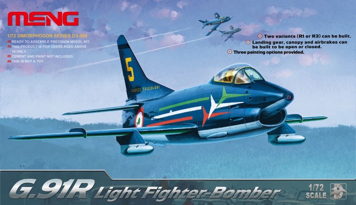1/72 意大利G.91R轻型战斗轰炸机