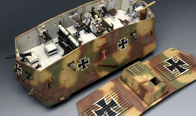1/35 德国A7V坦克（克虏伯型）