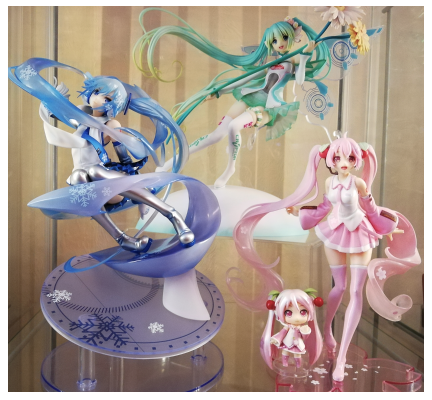 迷你黏土人 VOCALOID 初音未来 巴哈姆特 桜 ver. 