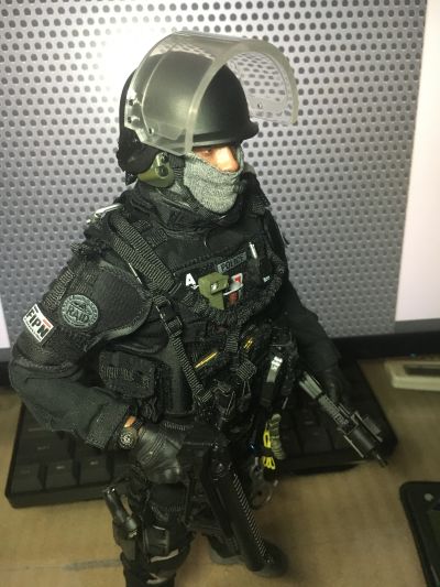DAMTOYS 78061 1/6 法国特警 黑豹 RAID反恐突击队 巴黎