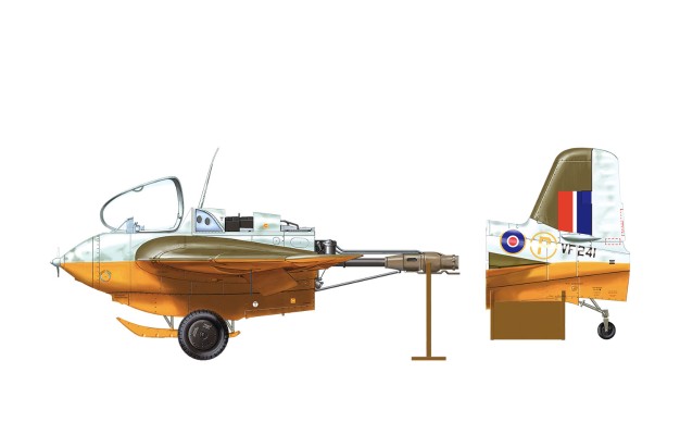 QS-001 德国梅塞施密特ME163B“彗星”（KOMET）火箭截击机