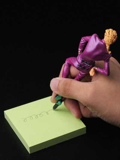 JoJo的奇妙冒险 黄金之风 乔鲁诺·乔巴拿 手办笔