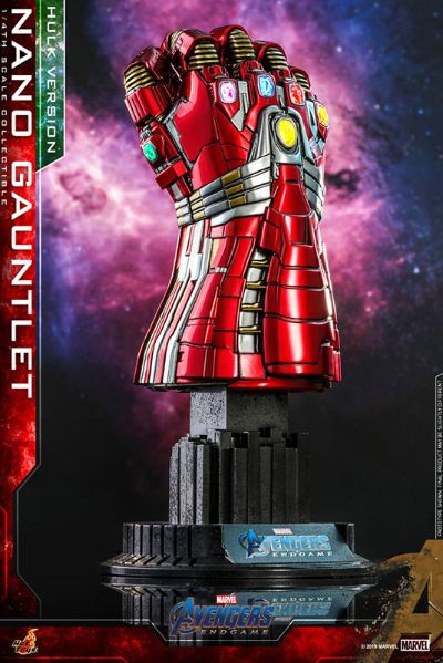 Hot Toys 配件收藏 复仇者联盟4：终局之战 1/4 纳米手套(绿巨人版)