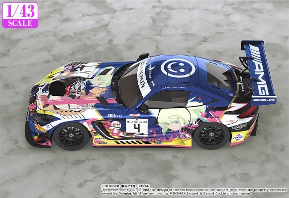 1/43 #4 Mercedes-AMG Team Black Falcon 2019 SPA24H ver.