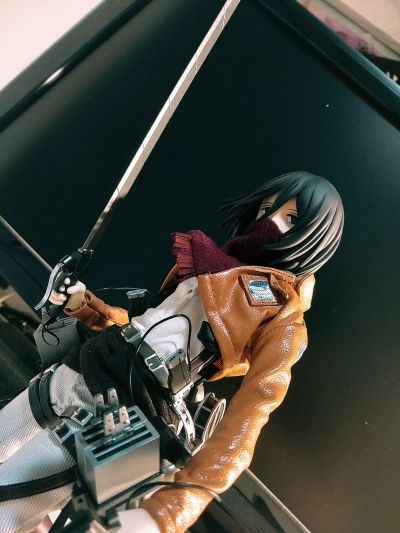 仿真可动角色#663 进击的巨人 三笠.阿克曼 二次生产样式