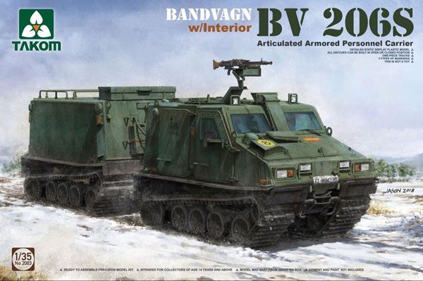 1/35 西班牙 Bv 206S 履带式装甲人员运输车