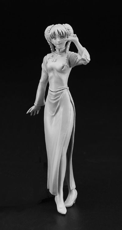 蛋机女孩系列 超时空要塞 林明美 Lynn Minmay (Chinese Dress) w/VF-1J Valkyrie 