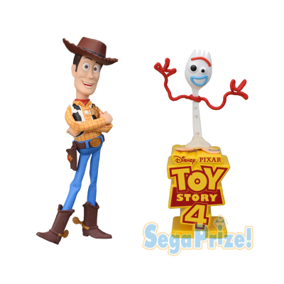 世嘉景品 迪斯尼 玩具总动员4 胡迪＆Forky