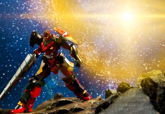 RIOBOT 04 天元突破 红莲螺岩 可动手办 （ライオボット）