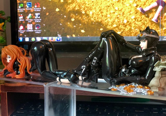 美少女雕像 蝙蝠侠 猫女