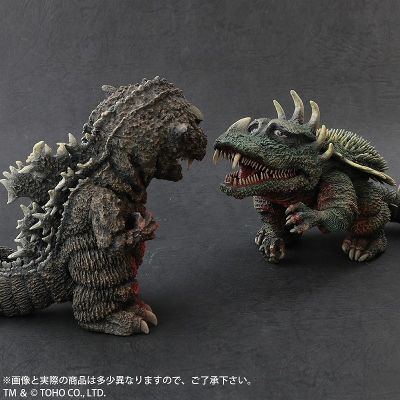Q版拟真系列 哥斯拉（1955）&安吉拉斯（1955）全天然色版套装