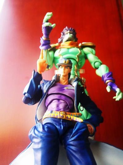 超像可动BIG JOJO的奇妙冒险 星尘斗士 白金之星