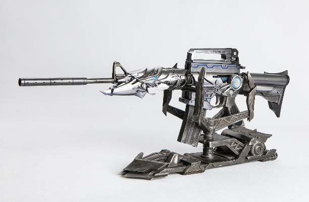 穿越火线 M4A1-雷神 枪模手办F 