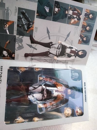 仿真可动角色#663 进击的巨人 三笠.阿克曼 二次生产样式