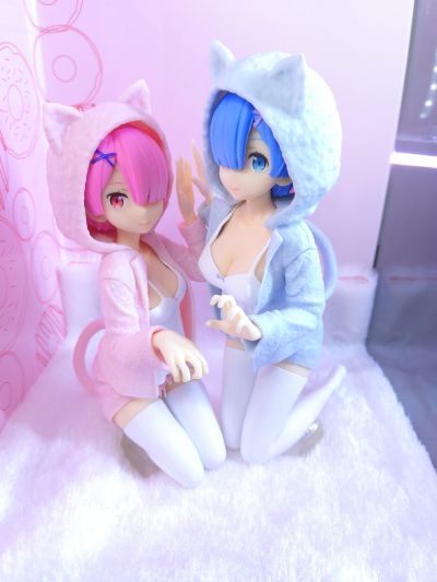 一番赏 Re：从零开始的异世界生活 蕾姆&拉姆 猫咪装