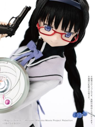 AZONE综合可动人形系列 #38 剧场版 魔法少女小圆 叛逆的物语 晓美焰 Glasses ver. 