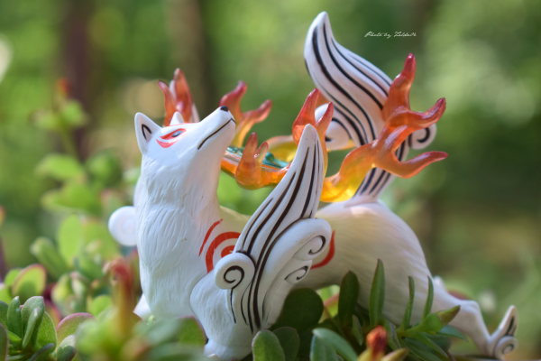 压泡面手办ぷち 大神 天照大神 