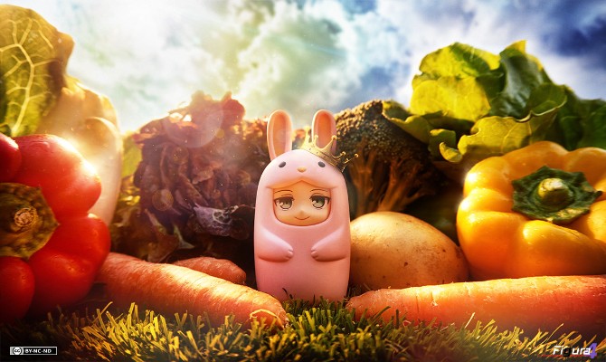 黏土人もあ Pink Rabbit 