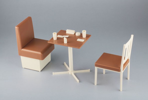 1/12 可动手办用 家庭餐厅桌椅