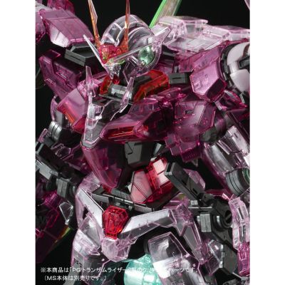 PG 机动战士高达00 GN-0000 00高达 &GN-0000 00高达&GN-0000 + GNR-010 00斩击强化模组 Trans-Am模式Raiser Clear Color Body