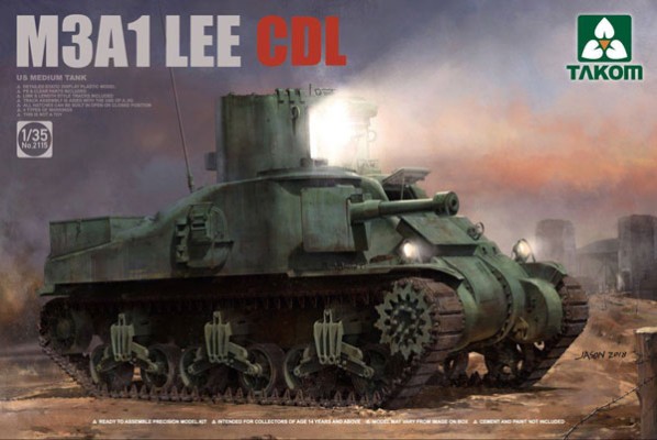 1/35 美军 M3A1 Lee CDL 中型坦克