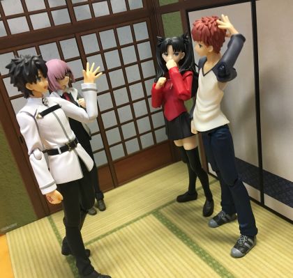 figma #EX-51 Fate / Grand Order 玛修·加拉哈德&芙芙 Shielder