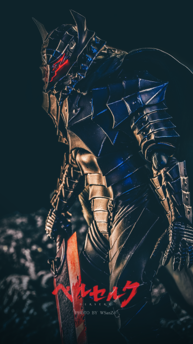 figma#410 剑风传奇 格斯 狂战士的甲胄ver. (重涂骷髅冠版)