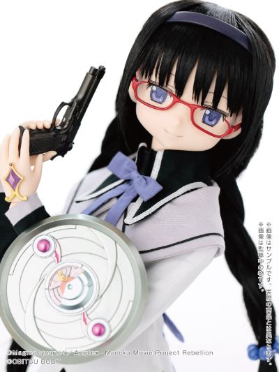 AZONE综合可动人形系列 #38 剧场版 魔法少女小圆 叛逆的物语 晓美焰 Glasses ver. 