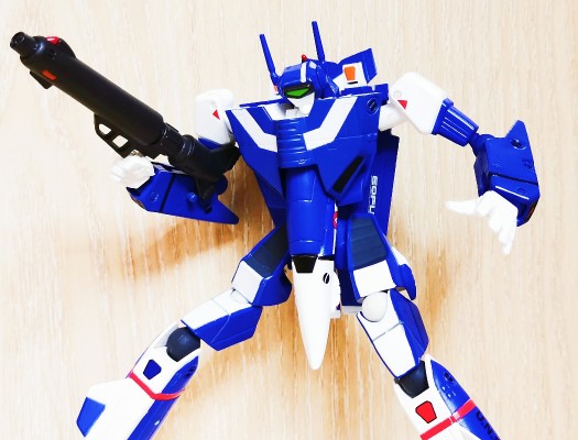 山口式转轮系列 No.084 超时空要塞 三段变形女武神 VF-1J（一条辉专用机）