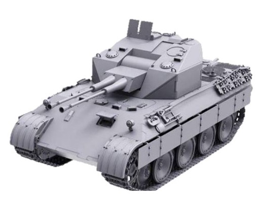 1/35 德国 黑豹 防空坦克 二合一：20mm 防空机枪 MG151/20 ＆ 37mm 对空机枪 341 