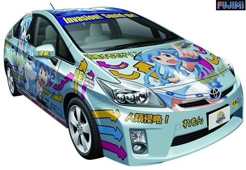 动漫痛车 CD29 侵略!乌贼娘 丰田 普锐斯 G Touring Selection