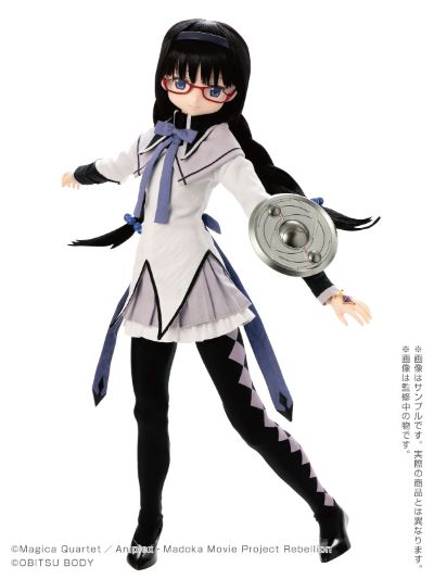 AZONE综合可动人形系列 #38 剧场版 魔法少女小圆 叛逆的物语 晓美焰 Glasses ver. 
