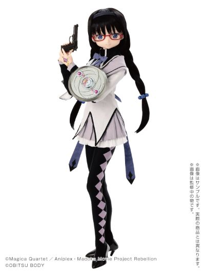 AZONE综合可动人形系列 #38 剧场版 魔法少女小圆 叛逆的物语 晓美焰 Glasses ver. 