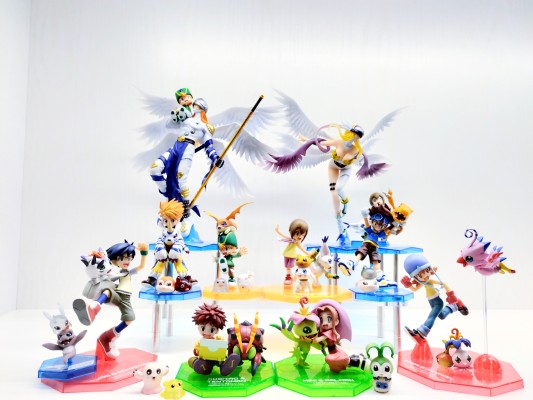 G.E.M. 数码暴龙大冒险 02 一乗寺 贤&リーフモン&ミノモン&ワームモン 