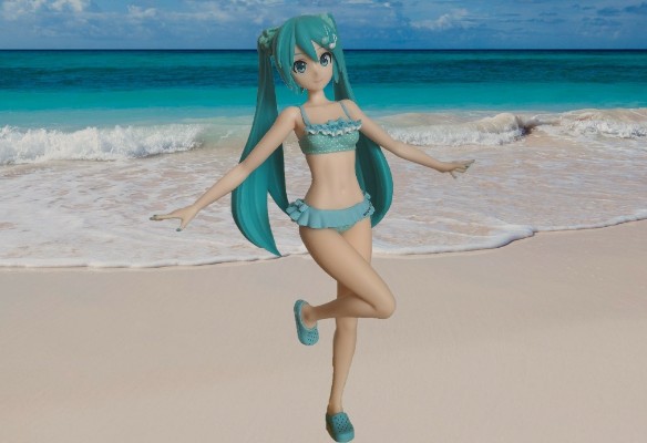 初音未来Project DIVA Arcade Future Tone 初音未来 泳装ver. 
