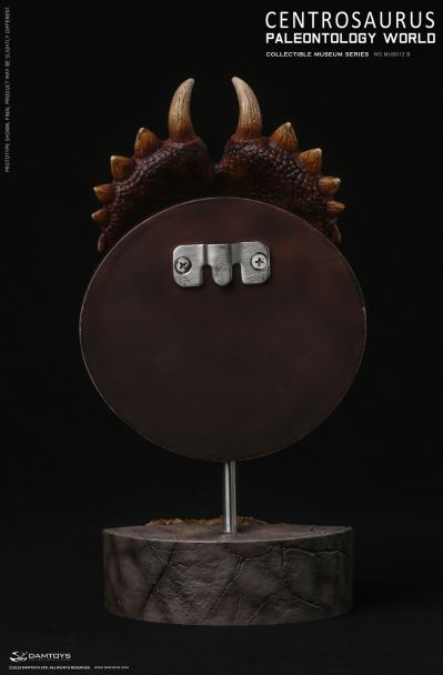 DAMTOYS MUS012 博物馆系列 尖角龙Centrosaurus 头部收藏级雕像A B