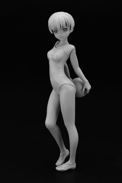 1/12 12蛋机女孩 收藏 No.04 “舞雪赛拉”(体操服) 未涂装树脂制手办