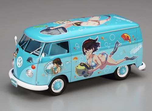 1/24 大众汽车 Type 2 流汗吧！健身少女 夏季涂装