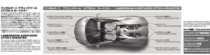 超跑系列 No.12 兰博基尼 Aventador LP700-4 Roadster