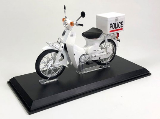 1/12 完成品摩托车 本田 Super Cub 警车式样
