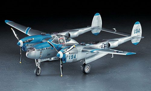 1/48 美国 P-38J 闪电 Virginia Marie 