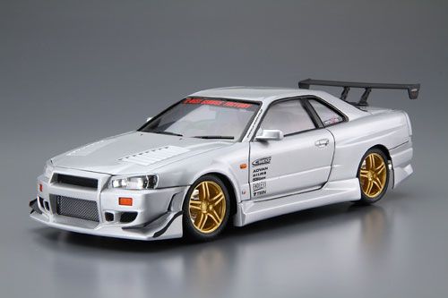 The Tuned Car No.50 1/24 C-WEST BNR34 Skyline GT-R' 02 (Nissan) 